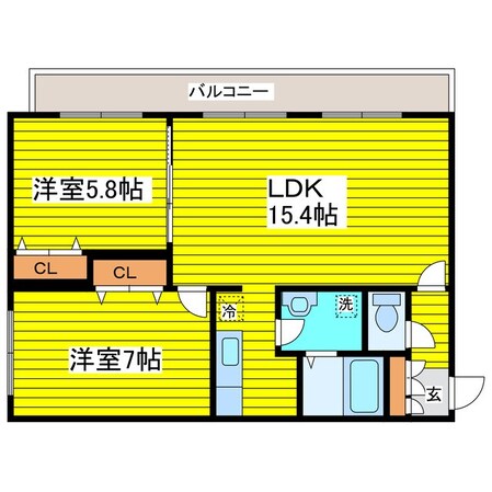 元町駅 徒歩10分 1階の物件間取画像